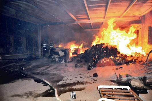 火災(zāi)現(xiàn)場