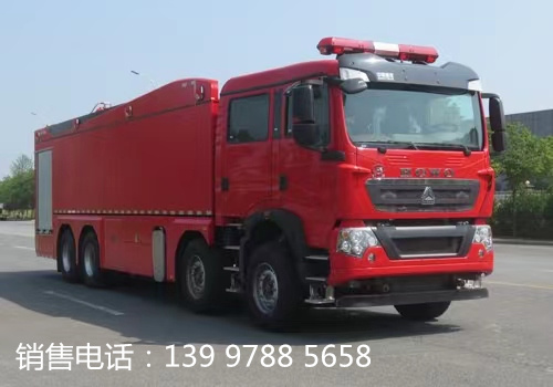 重汽豪沃25噸水罐消防車(國六)